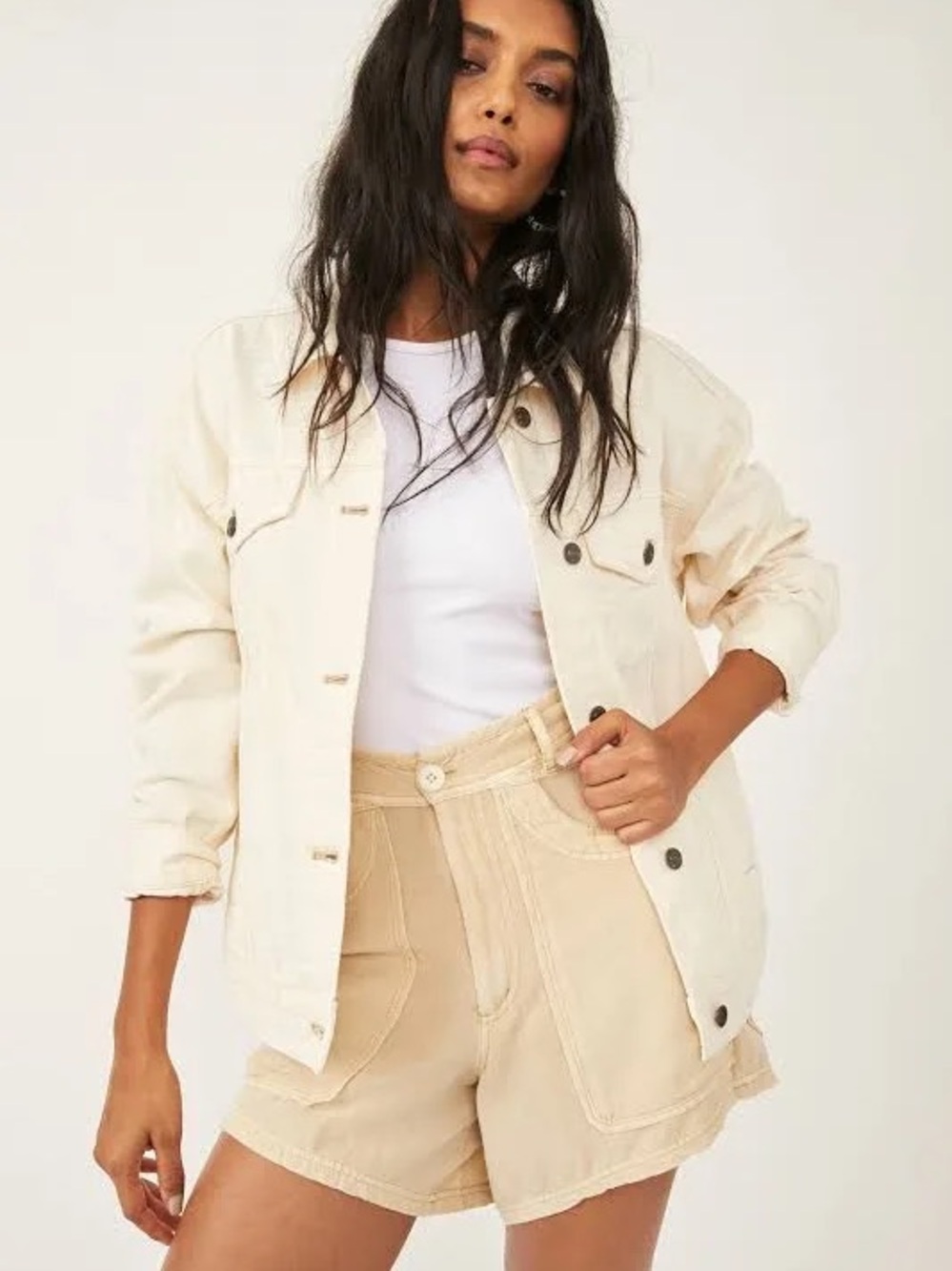 Free people we the free jolene trucker jacket